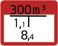 Schild "Löschwasserbehälter"