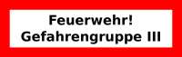 Gefahrengruppe III