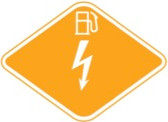 Kennzeichnung nach ISO 17840 für Elektro-Benzin-Hybrid